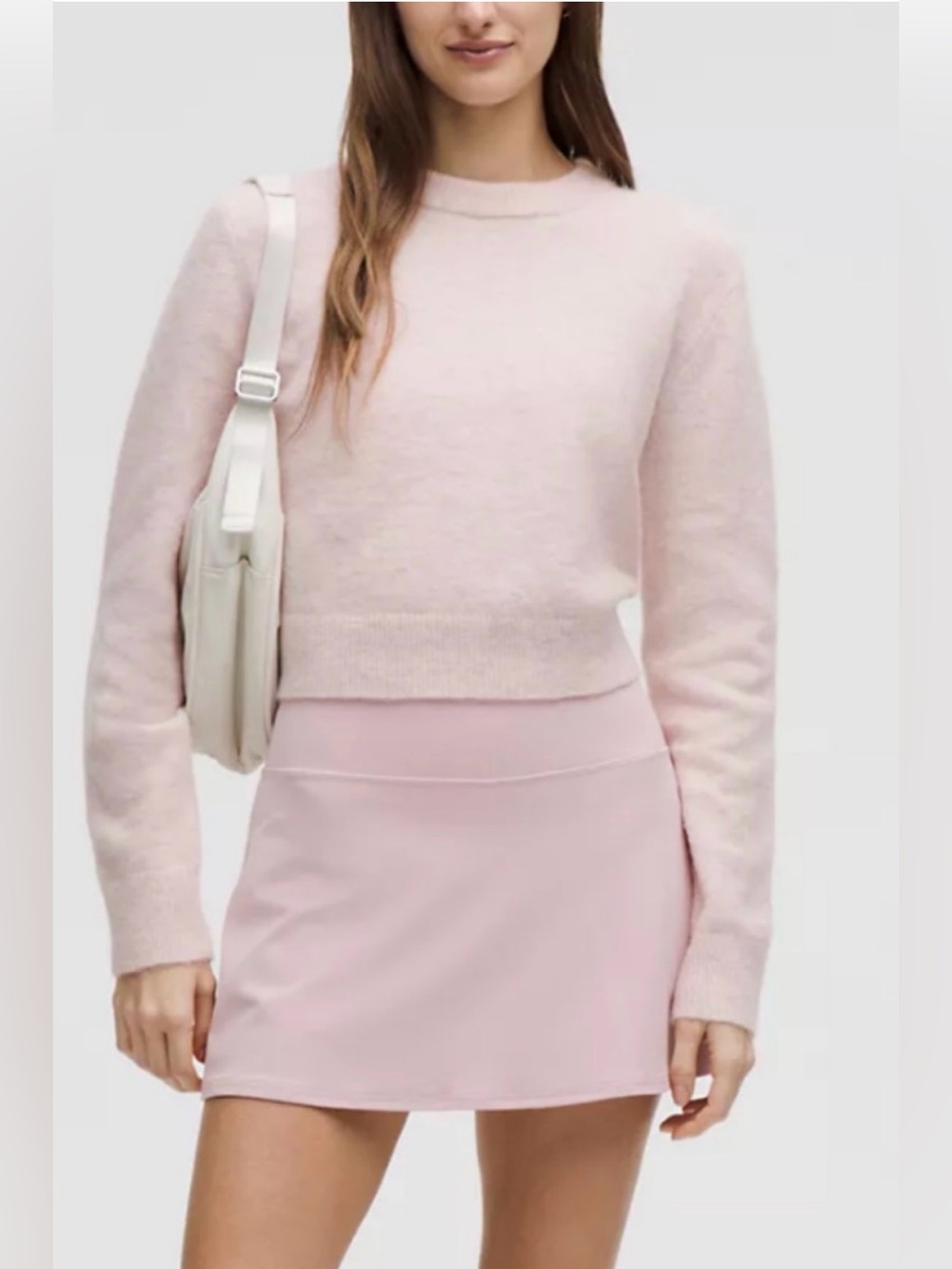 $78 NWT Lululemon Align High Rise Skirt Shorts 14 Pink Haze